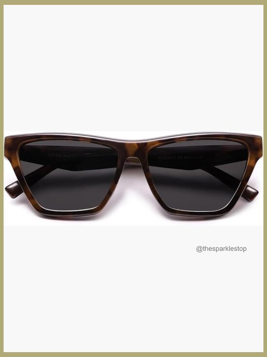 Retro Polarized Square Sunglasses UV400 Protection Driving Outdoor main image 4